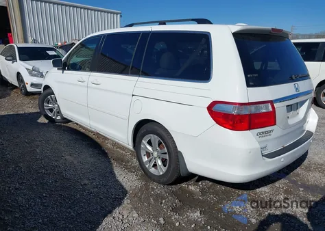 2007 Honda Odyssey Touring из США, поврежденный, VIN 5FNRL38807B031352